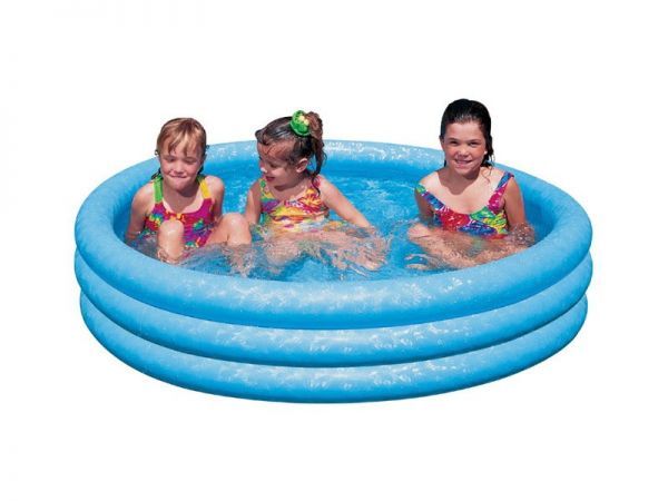 Бассейн синий средний (147х33см) 6 шт/упак 58426